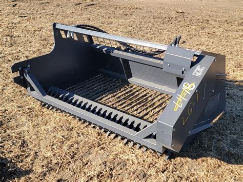 handy attachments skid steer|skid steer attachments rock picker.